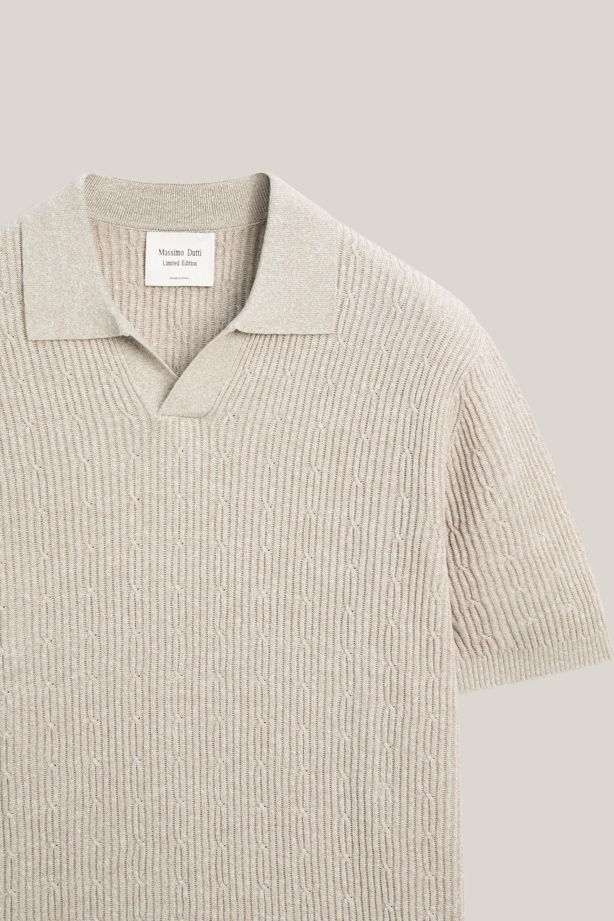 Cable-knit polo sweater - LIMITED EDITION